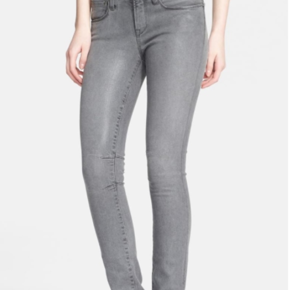 Helmut Lang Denim - Helmut Lang Skinny Jeans Knee Dart Blue 25